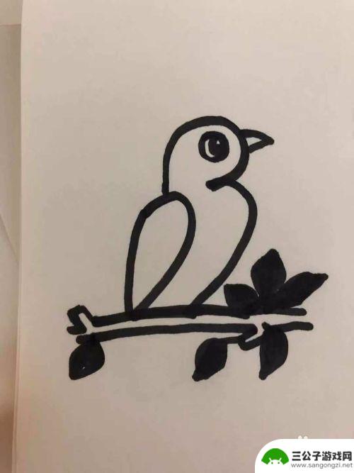 小鸟拿着手机怎么画 简单可爱的小鸟画法