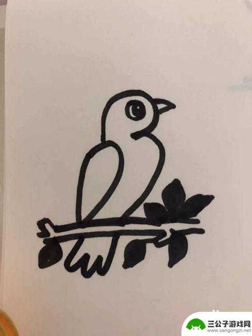 小鸟拿着手机怎么画 简单可爱的小鸟画法