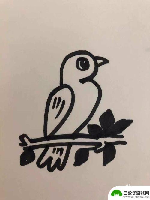 小鸟拿着手机怎么画 简单可爱的小鸟画法