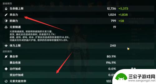 原神怎么看角色需要什么属性 如何查看原神角色详细属性面板