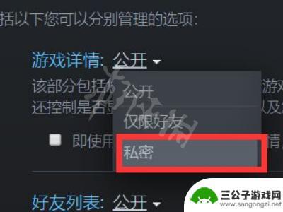 steam 游戏 私密 Steam 如何隐藏游戏不让好友查看