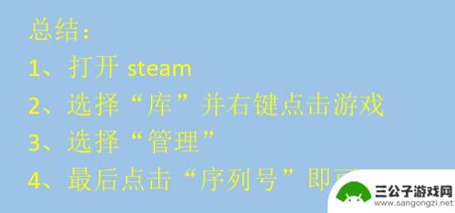 steam游戏序号 steam游戏序列号怎么找