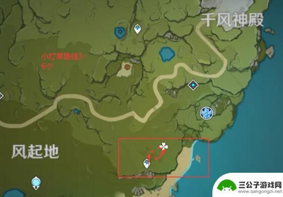 原神小灯草分布地图 原神小灯草地图位置