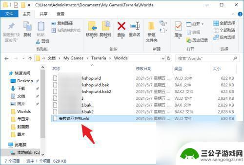 terraria怎么保存存档 steam泰拉瑞亚如何保存存档