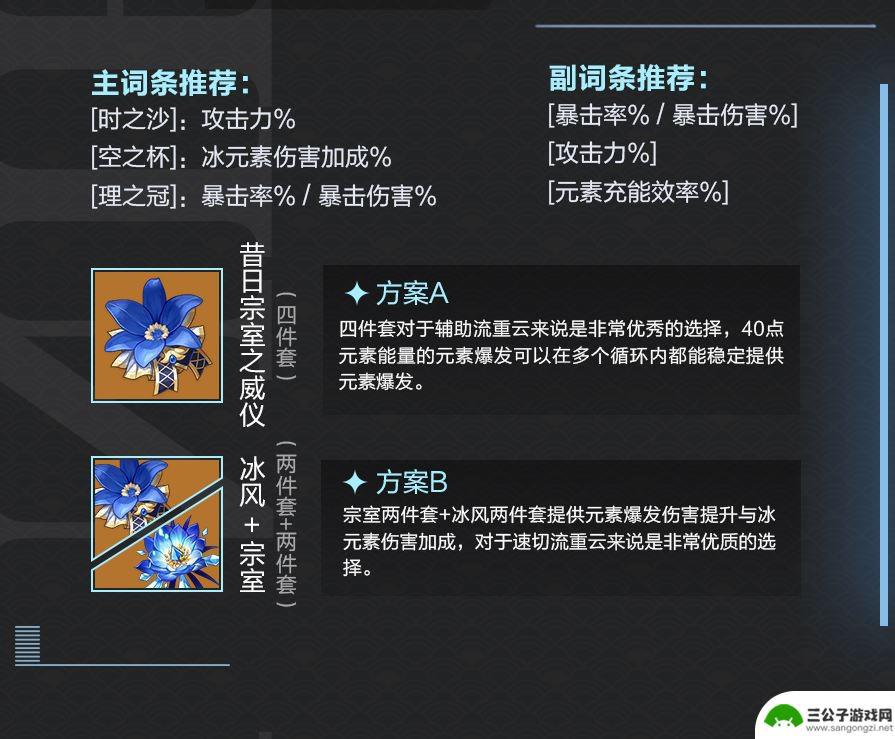 原神重云主c带啥圣遗物 原神重云圣遗物推荐2023怎么获得