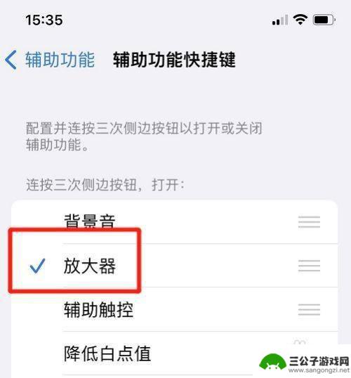 苹果手机连按三次侧边按钮 苹果手机连按三次侧边键设置