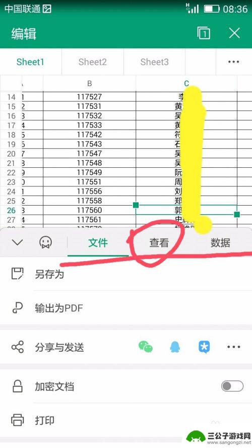 手机文档如何查看表格内容 手机如何快速查找Excel表格中的信息