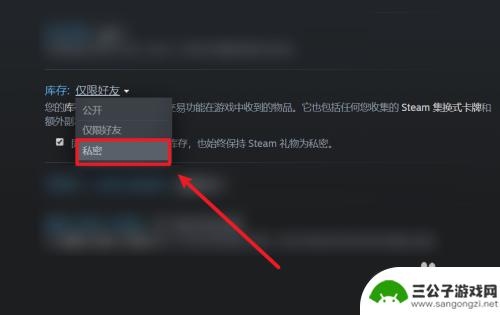 怎么让steam库存不可交易 Steam怎样设置不公开库存的游戏