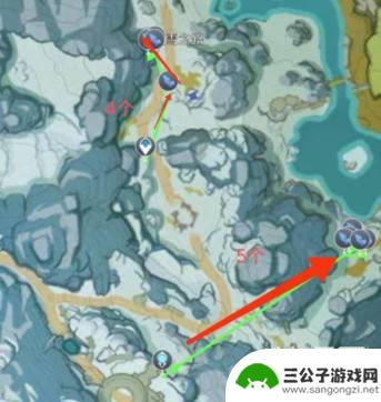 原神星银矿石分布点 原神星银矿石位置图和采集路线分布图