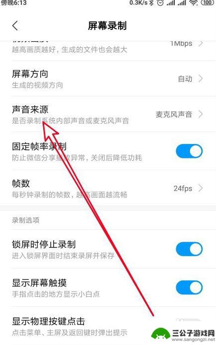 录屏手机声音怎么录进去 手机录屏时怎么调整声音