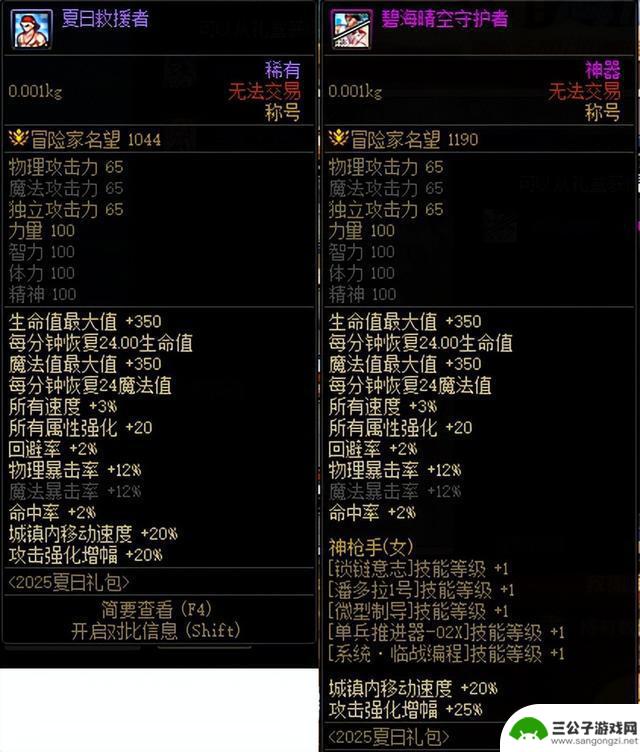 DNF：夏日套各道具提升出炉，3个细节值得关注！3亿金币提升2%！