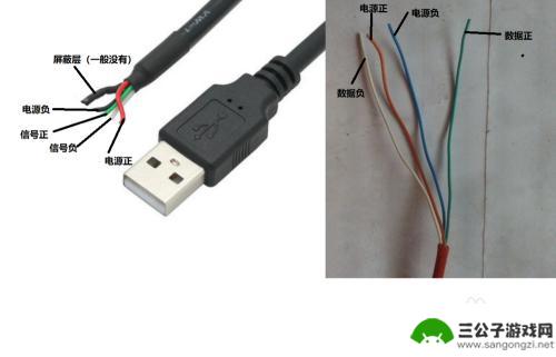 手机供电灯怎么接线 USB电源线接法图解步骤