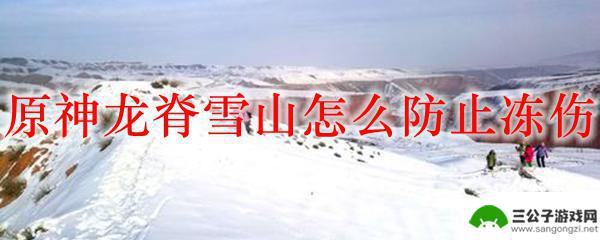 原神怎么不会被冻死 原神龙脊雪山冻伤预防方法