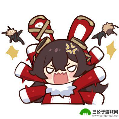 原神角色踩史莱姆 原神表情包下载