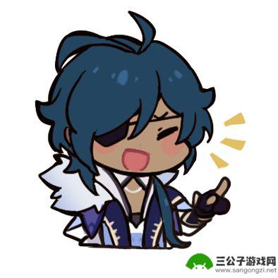 原神角色踩史莱姆 原神表情包下载