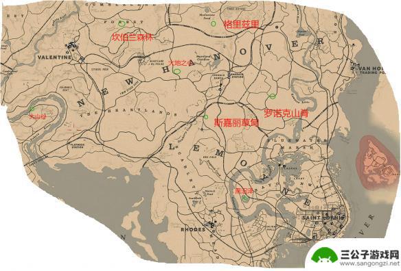 荒野大镖客线上敌人营地 荒野大镖客2线上模式营地分布图解