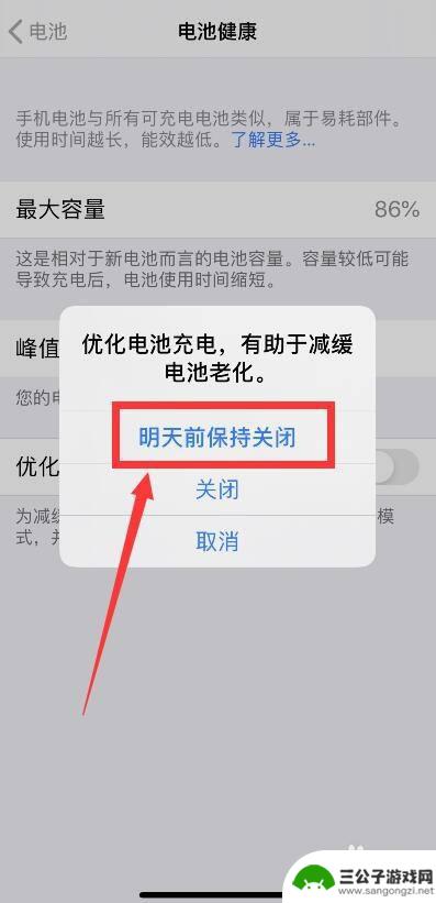 苹果手机电池管理如何关闭 关闭iPhone电池优化充电的方法