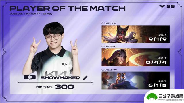 Showmaker终于发挥作用，DK在关键时刻击败HLE获得胜利！