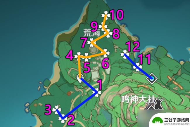 原神绯樱绣球位置地图 原神绯樱绣球分布地点