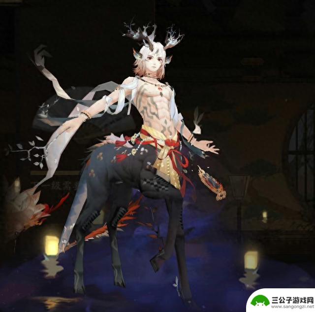 阴阳师体验服SP小鹿男真红染色皮肤公开 有点像骑驴少女的坐骑