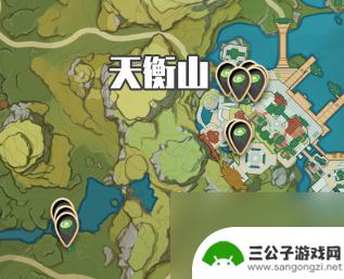 原神莲蓬采集分布图 原神莲蓬采集地图